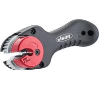 ViGOR Coupe-tube à cliquet pour conduites de frein V6917 I Avec mécanisme à cliquet I Pour conduites de frein jusqu'à 4,75 mm I Pour couper les conduites de frein