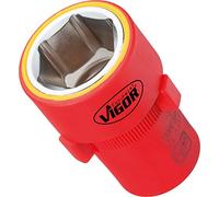 'Vigor Entraînement Intérieur et "VDE Douille pour Hexagone mâle de profil, 12,5 mm (1/2"), 55 mm, 1 pièce, v3337
