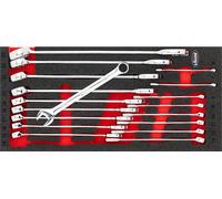 VIGOR Jeu de clés mixtes V6723N 18 pièces 6 - 27 mm Nombre d'outils : 18
