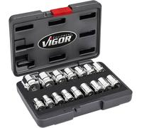Vigor Jeu de douilles 1/2\ (12.5 mm) 17 pièces V7512/17