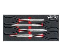 Vigor Jeu de pinces à double articulation - V4995