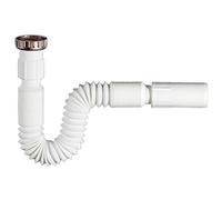Vigor -Tuyaux de vidange d'évier Blinky, blanc, 3,8 x 36,5 x 7,5 cm