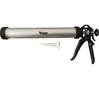 Vigor V-PSF 600 Pistolet silicone 600 ml Tube en aluminium Force 1500 N avec aiguille de débouchage pour joints et finition