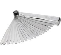 ViGOR V1714 Jeu de jauges d'épaisseur I 20 feuilles, lames coniques, ouverture de clé : 0,05 - 1,00 mm I pour contrôler les dimensions des fentes ou les espaces intermédiaires