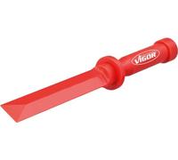 ViGOR V2516 Enleveur de poids adhésifs I Largeur de coupe : 38 mm, résistant aux solvants, peut être affûté à la lime I Démontage de poids adhésifs sur les jantes alu de voitures et de motos''.