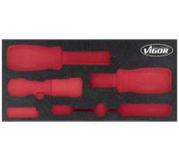 Vigor V5017-L V5017-L Insert en mousse (L x l) 393 mm x 188 mm