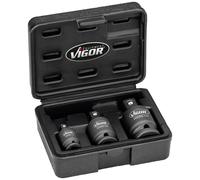 Vigor V5505N Jeu de douilles à choc Propulseur 1/2\ (12.5 mm), 1/4\ (6.3 mm), 3/8\ (10 mm) 1 set