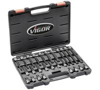 Vigor V6018 Jeu d'embouts de tournevis V6018