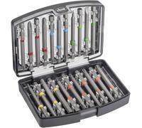 Vigor V6068 V6068 Jeu d'embouts 6 pans intérieurs, cruciforme Phillips, vis Pozidriv, PZ, vis à fente, TORX® intérieur