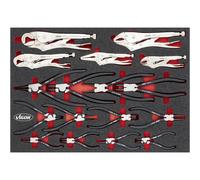 Vigor V6816N Jeu de pinces 17 pièces