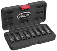 Vigor V7019 Set d'embouts pour perceuse à percussion V7019