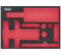 Vigor V7265-L V7265-L Insert en mousse (L x l) 393 mm x 282 mm