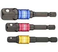 Vigor V7603/3 Set d'adaptateurs de douille Propulseur 1/4\ (6.3 mm) 1 set