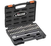 Vigor V7784 Cliquet à embout 6 pans 250 mm