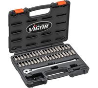 VIGOR V7784 Jeu d'embouts de vissage pour liquet ∙Nombre d'outils : 40