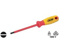 Vigor VDE Tournevis pour vis à fente Largeur de la lame: 4 mm Longueur de la lame: 100 mm