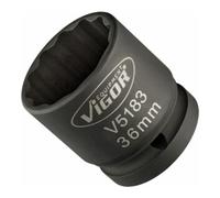 VIGOR VIGOR Douille à cliquet 3/4" carré creux 20 mm, profil double hexagone 36, L 50 mm V5183 Quantité:1