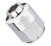 VIGOR VIGOR Douille à cliquet extra plate V7202-10 carré creux 12,5 mm (1/2 pouce) profil hexagonal extérieur 10 Quantité:1