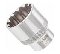 VIGOR VIGOR Douille multiprofil V2002 carré creux 12,5 mm (1/2 pouce) 27 longueur totale : 42 mm Quantité:1