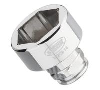 VIGOR VIGOR Douille plate super fine V5202-14 Carré creux 6,3 mm (1/4 pouce) Profil hexagonal extérieur 14 Quantité:1