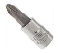 VIGOR VIGOR Embout tournevis à empreinte cruciforme PH 2, carré creux 6,3 mm (1/4"), L 38 mm V2437N Quantité:1