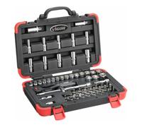 VIGOR 1/2'STECKSCHLESSETZ SUPERFLACH 24 TLG, Longueur:nv, Version:61-tlg, Entraînement:Carré 10 mm (3/8 pouce)
