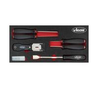 VIGOR VIGOR Jeu de grattoirs V5017, 16 outils Quantité:1
