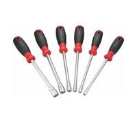 VIGOR VIGOR Jeu de tournevis à douille hexagonale V4199, 6 outils, profil hexagonal extérieur Quantité:1