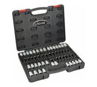 VIGOR VIGOR Jeu d'embouts tournevis RIBE 12,5 mm (1/2") carré creux, 32 pièces V2201 Quantité:1