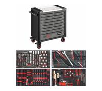 VIGOR VIGOR Servante d'atelier séries XL plateau de travail en acier inoxydable avec assortiment Quantité:1