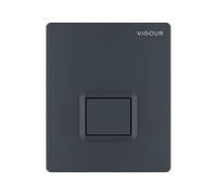 VIGOUR V1TEESUANM Plaque d'actionnement d'urinoir en plastique anthracite mat