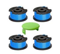 Viilich 4 pcs bobines fil bobine rechange pour tondeuse à gazon,pour greenworks 29252/29092,pour greenworks 18V/24V/40v/60v/80V,pour greenworks couvercle de bobine 3411546a-6(4 bobines+1caps)