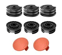 Viilich Lot de 6 bobines de fil compatibles avec les coupe-bordures Bosch AdvancedGrassCut 36 ART 30-36 LI ART 24 ART 24+ ART 27 ART 27+ ART 30 ART 30+, bobine de fil de rechange pour F016800351 (6