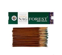 Vijayshree Golden Nag Forest 100 g - 5 Paquets 20 g (70-90 bâtonnets) - Aromathérapie - Méditation - Yoga - Emballage écologique