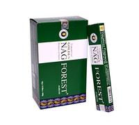 Vijayshree Golden Nag Forest Lot de 6 boîtes/lot de 120 bâtonnets d'encens de qualité supérieure Parfum d'Inde