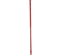 Vikan 29384 Poignée en fibre de verre avec pointe filetée Rouge Diamètre 1-7/32"