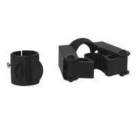 Vikan 583013 Lot de 10 supports pour poignées avec diamètre de 25 à 35 mm et pinces pour 580410 en polypropylène Noir