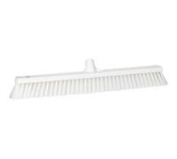 Vikan - Balayette combinée - Fibres dures/douces - Blanc