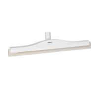 Vikan Brosse en caoutchouc mousse polypropylène Cadre fixe Tête pivotante cou Raclette, 7763, blanc, 1