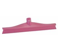 Vikan Brosse en caoutchouc Polypropylène Cadre seule Lame Raclette, 7140 16", rose, 1