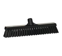 Vikan - Hygiène - Balai combiné - Fibres dures/douces - Noir