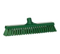 Vikan - Hygiène - Balai combiné - Fibres dures/douces - Vert