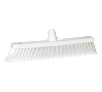 Vikan - Hygiène - Balai - Fibres souples à bout fendu - Blanc