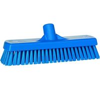 Vikan - Hygiène - Brosse pour sols - Dure - 305mm - Bleu
