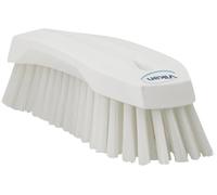 Vikan - Hygiène - Grande brosse de travail - Fibres dures - Blanc