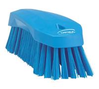 Vikan - Hygiène - Grande brosse de travail - Fibres dures - Bleu