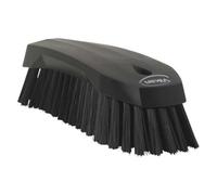 Vikan - Hygiène - Grande brosse de travail - Fibres dures - Noir