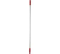 Vikan - Hygiène - Manche - Avec filetage - Aluminium - Rouge - 130cm