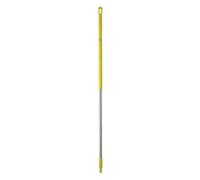 Vikan - Hygiène - Manche - Ergonomique - Aluminium - Jaune - 150 cm