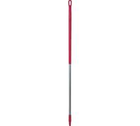 Vikan - Hygiène - Manche - Ergonomique - Aluminium - Rouge - 150cm